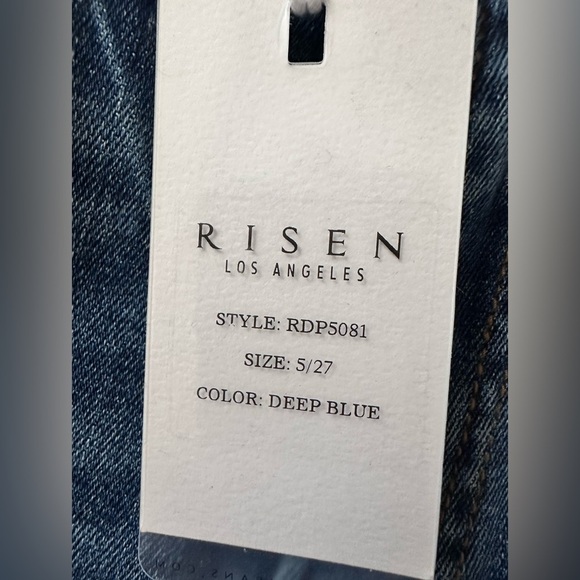 NWT Risen Straight Leg Jeans size 5 - Picture 7 of 11